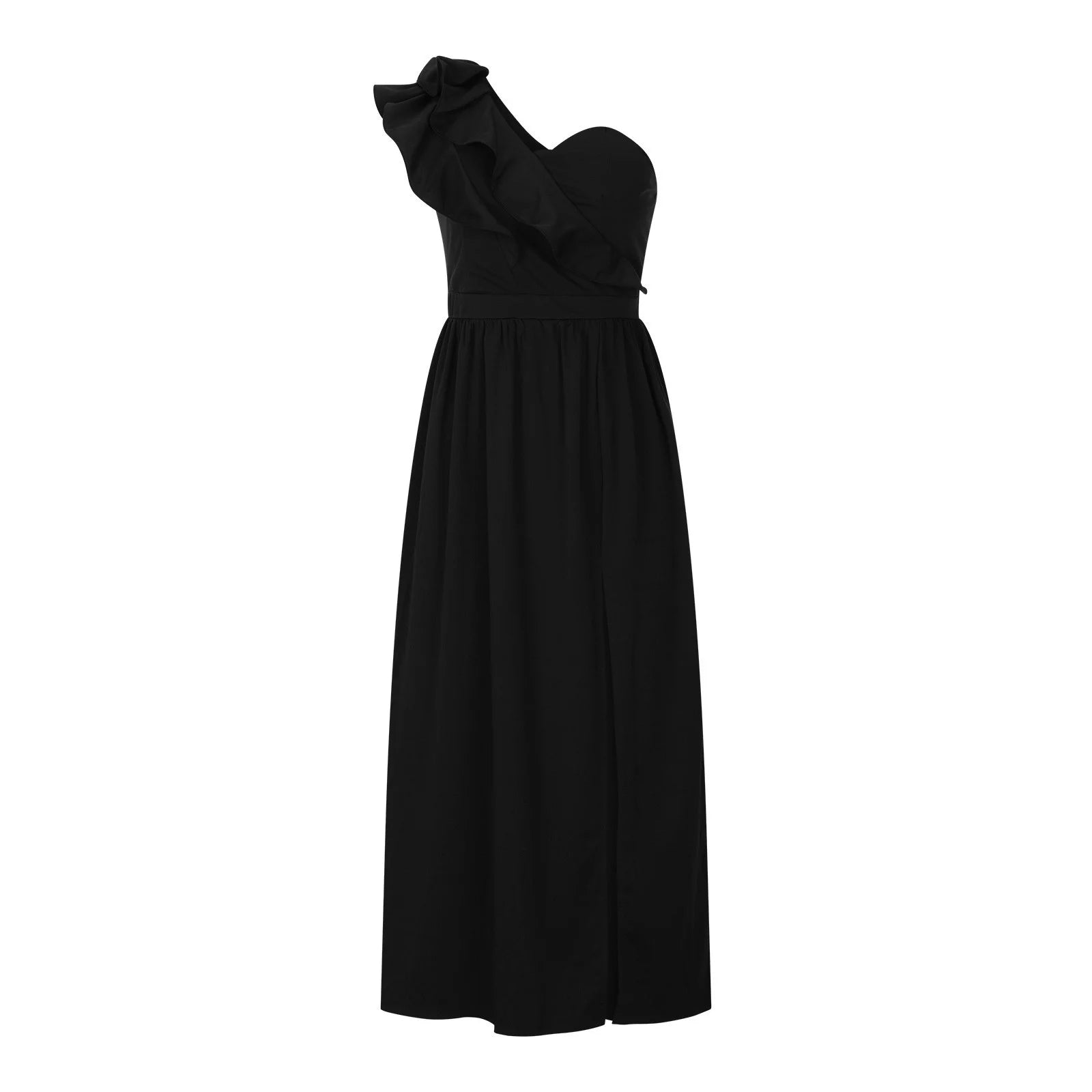 EDHITNR Womens Dresses plus Size Women'S Summer Dresses , Sleeveless Sloping Shoulder Sexy Long Party Club Dresses, Sizes S-2XL