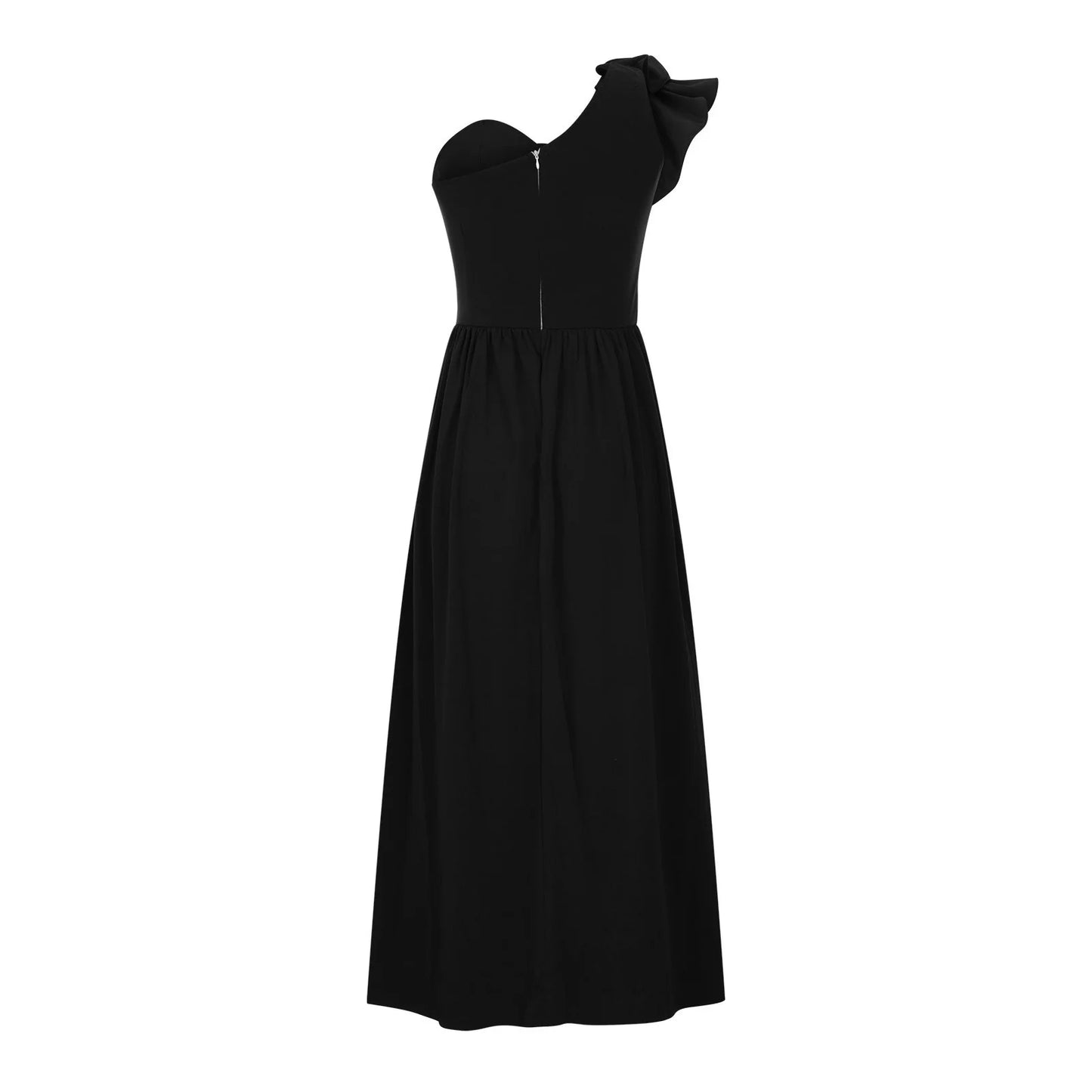 EDHITNR Womens Dresses plus Size Women'S Summer Dresses , Sleeveless Sloping Shoulder Sexy Long Party Club Dresses, Sizes S-2XL